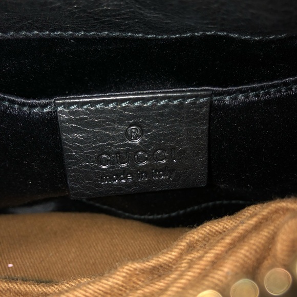 Gucci Black Patent Leather Hysteria Clutch - Picture 7 of 7